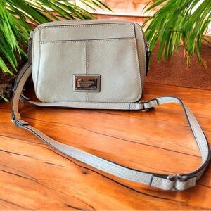 TIGNANELLO Bella RFID Saffiano Leather Crossbody / Belt Bag - Soft Gold